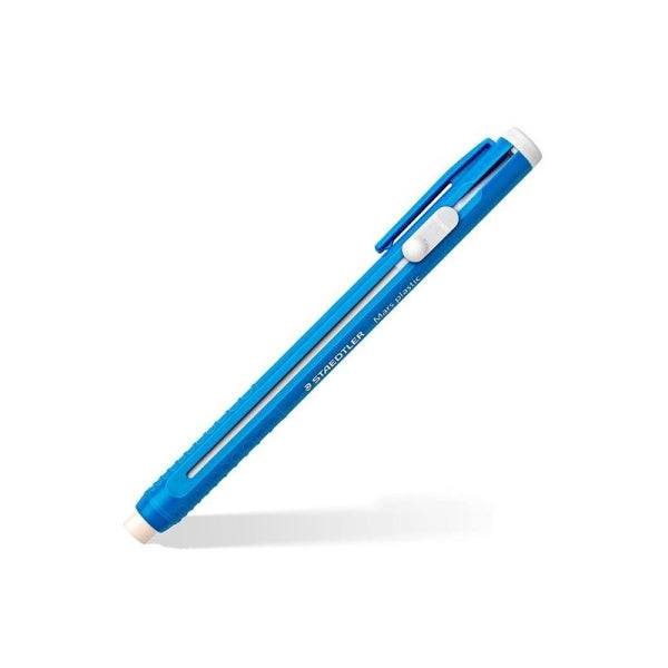 Staedtler Mars Plastic 528 50 Espositore con 20 Portegomme a Forma di Matita - Con Cursore per Scorrere la Gomma - Senza Ftalati né Lattice