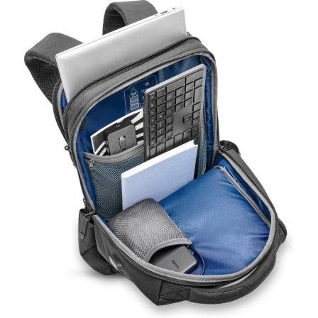 HP Renew Executive Zaino per Laptop 16" Espandibile - Resistente all'Acqua - Scomparto Imbottito - USB‑C Esterno e Passaggio Cavo - Tasche Interne ed Esterne con Zip - Blocco RFID - Colore Nero