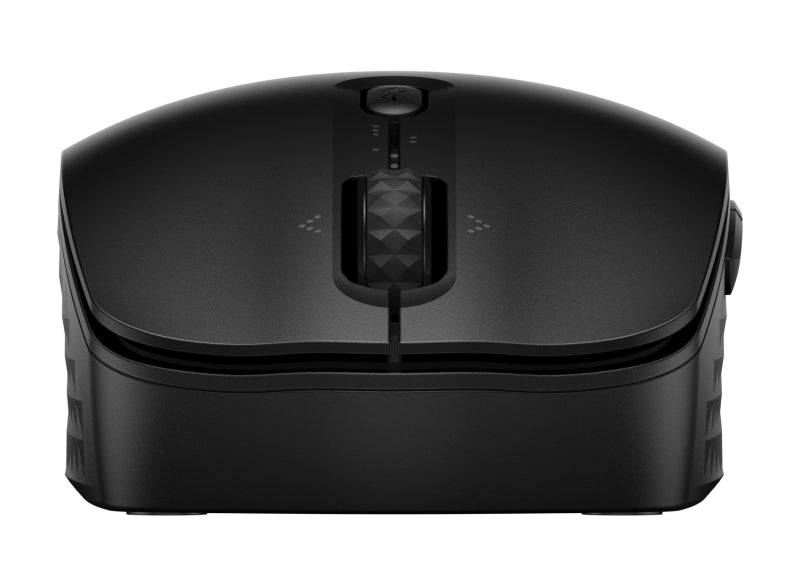 HP 425 Mouse Wireless Bluetooth - 4000 DPI Multi-Superficie - Connette fino a 3 Dispositivi - Bluetooth 5.3 + Swift Pair - 6 Pulsanti Programmabili - Clic Silenzioso - Autonomia 24 Mesi - Colore Nero