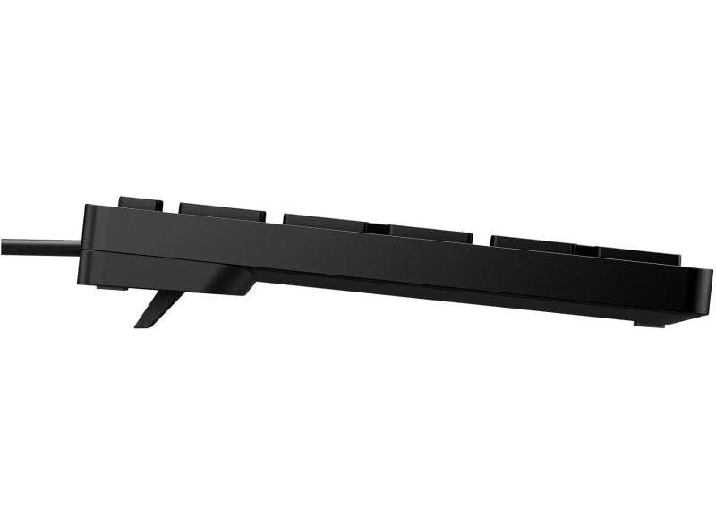HP 320K Tastiera USB - Tasti Silenziosi Profilo Basso 2.0 mm - Tasto Copilot IA - LED Blocco Maiusc/Blocco Num - Inclinazione Regolabile 0-6° - Realizzata con 75% Plastica Riciclata - Colore Nero