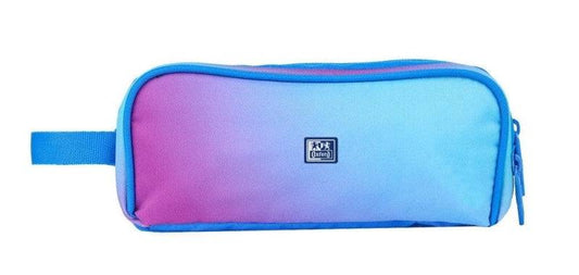 Oxford Gradient Astuccio Portatutto - 3 Cerniere - Manico Laterale - Realizzato in Materiale Riciclato - Colore Mystic Blue