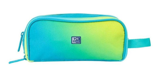 Oxford Gradient Astuccio Portatutto - 3 Cerniere - Manico Laterale - Realizzato in Materiale Riciclato - Colore Electric Lime
