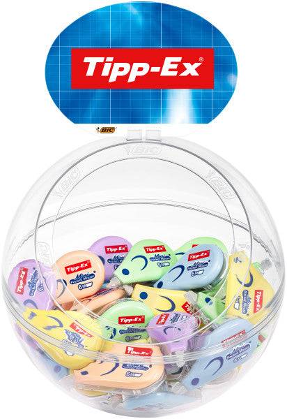 Tipp-Ex Mini Pocket Mouse Pastel Espositore con 40 Nastri Correttori 5mm x 6m - Resistente - Scrittura Istantanea