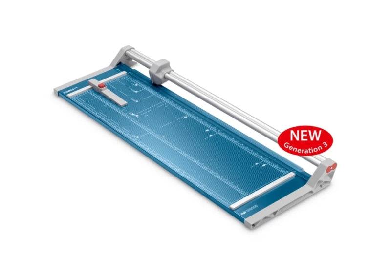 Dahle 556 Taglierina Professionale a Rullo Formato A1 - Capacità 10 Fogli - Lunghezza Taglio 960mm - Lama Circolare Autarrotante in Acciaio