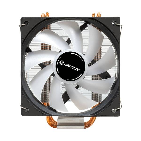 Unykach Unycool H41 ARGB Dissipatore CPU - Multisocket Universale - Ventola 120mm - Illuminazione ARGB - Colore Nero