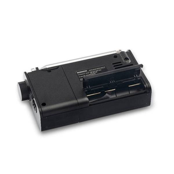 Daewoo DW1119 Radio Portatile AM/FM Analogica - Altoparlante Integrato - Auricolari Inclusi - Antenna Telescopica - Uscita Jack 3.5mm - Funzionamento a Pile (2xAA) - Design Compatto e Leggero - Colore Nero e Blu