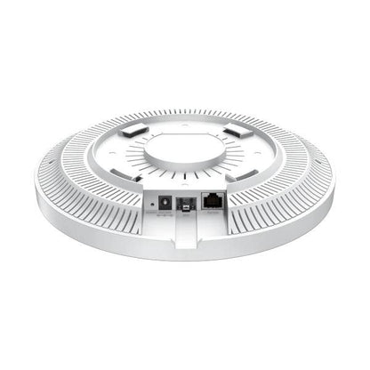Cudy BE3600 Punto di Accesso per Soffitto - Doppia Banda fino a 2882Mbps - WiFi 7 - Copertura 120m2 - fino a 200 Dispositivi - PoE Passivo - Autoripristino - GbE Schermato - 231.9x231.9x57.1mm - Colore Bianco
