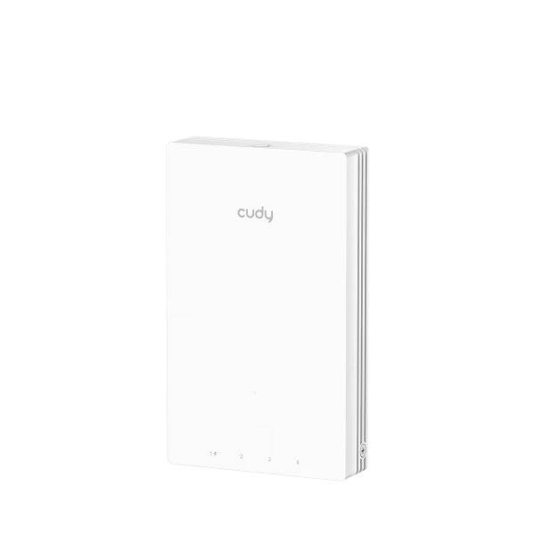 Cudy AX3000 Punto di Accesso a Parete - Doppia Banda fino a 2402Mbps - WiFi 6 - Copertura 60m² - Supporta fino a 560 Dispositivi - PoE Passivo - Auto Riavvio - GbE Schermato - Colore Bianco