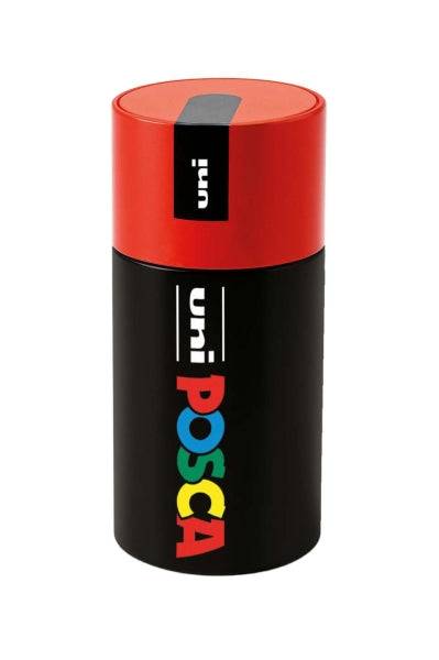 Posca Lattina Metallica con 13 Pennarelli Vernice - 4x PC-5M, 5x PC-3M, 4x PC-5BR - Inchiostro Base Acqua - Non Permanente - Resistente alla Luce - Colori Assortiti