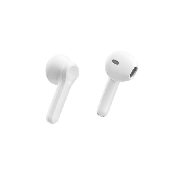 Hama Action One Cuffie con Microfono Omnidirezionale - Bluetooth - Portata 10m - Assistente Vocale - Ricarica USB-C - Colore Bianco