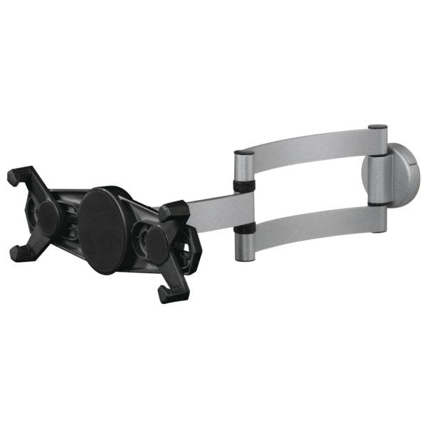 Hama Supporto da Parete per Tablet da 7 a 11" - Capacità 1kg - Funzione Rotante - Alluminio - Colore Nero e Argento