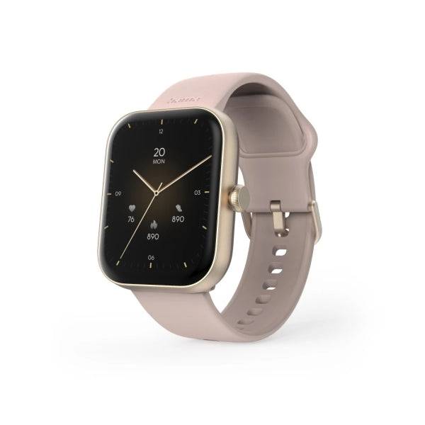 Hama 5000 Orologio Intelligente Smartwatch - Bluetooth 5.3 - Batteria 300mAh - Schermo TFT 1.65" - IP68 - Cinturino Silicone - 3.9x1.3x4.7cm - Colore Rosa Pallido