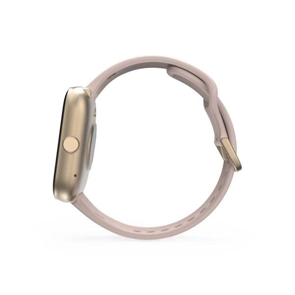 Hama 5000 Orologio Intelligente Smartwatch - Bluetooth 5.3 - Batteria 300mAh - Schermo TFT 1.65" - IP68 - Cinturino Silicone - 3.9x1.3x4.7cm - Colore Rosa Pallido