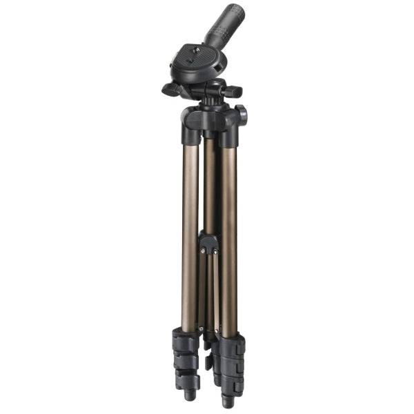 Hama Star 05 Treppiede per Fotocamera - Peso Max 500g - Altezza Regolabile fino a 106.5cm - Alluminio - Supporto Rilascio Rapido - Testa 3 Vie - Colore Beige