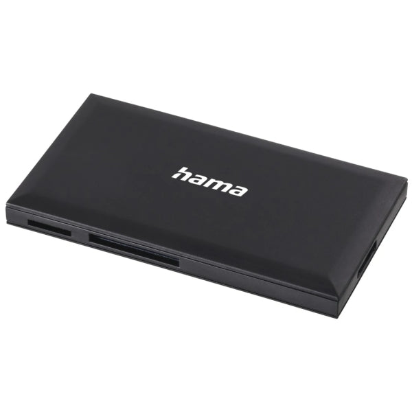 Hama Lettore di Schede - CompactFlash - Compatibile con SD - Micro-SD - Connessione USB-A - 90.3x9x50.3mm - Colore Nero