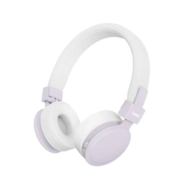 Hama Freedom Lit III Cuffie con Microfono Omnidirezionale - Bluetooth - Pieghevoli - Archetto Regolabile - Portata 10m - Assistente Vocale - Ricarica USB-C - Colore Bianco