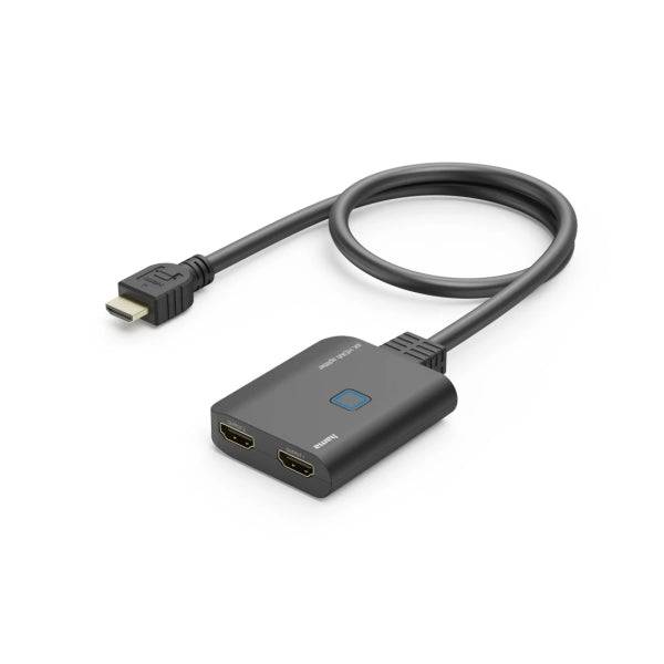 Hama Splitter HDMI 4K - 1 Ingresso - 2 Uscite - Indicatore LED - 6.55x1.6x5.55cm - Colore Nero