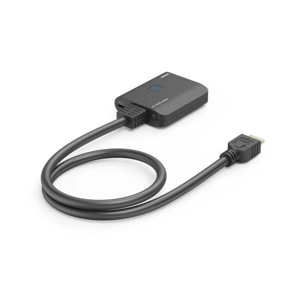 Hama Splitter HDMI 4K - 1 Ingresso - 2 Uscite - Indicatore LED - 6.55x1.6x5.55cm - Colore Nero