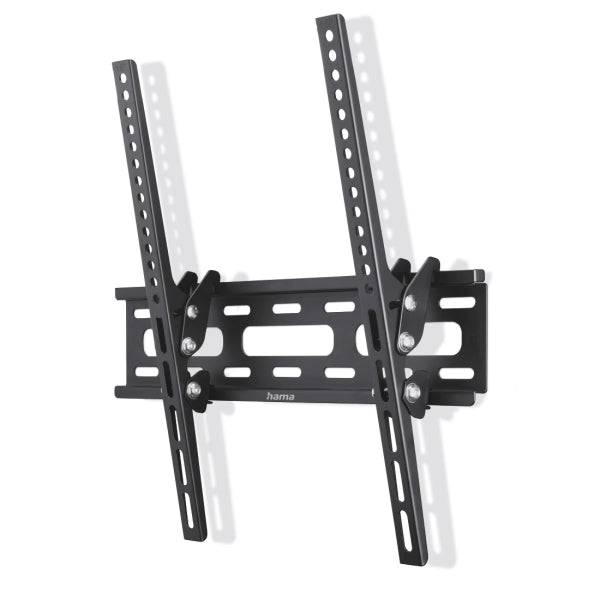 Hama Supporto Fisso Parete per TV fino a 75" - Peso Max 40kg - Inclinabile - VESA 400x400mm - Acciaio - Livella Integrata - Colore Nero