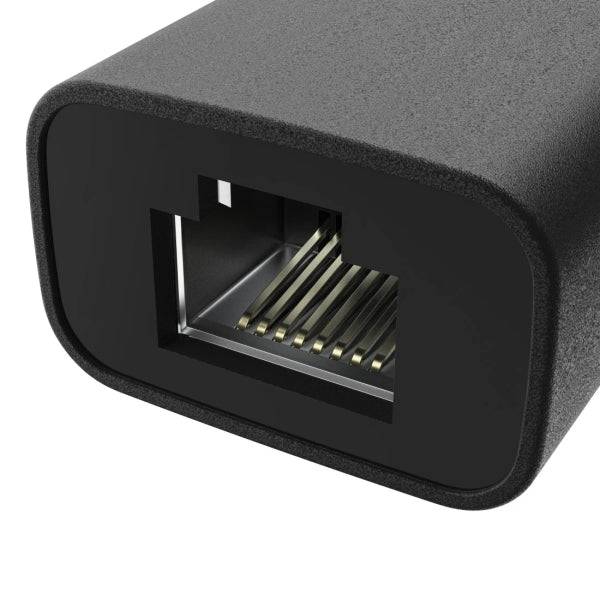 Hama Essential Adattatore di Rete - USB-C Maschio - Ethernet RJ45 Femmina - Velocità fino a 2.5Gbit/s - Colore Nero
