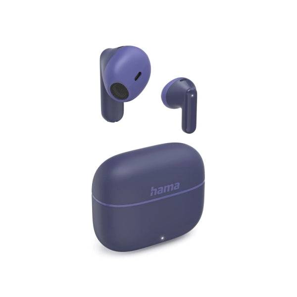 Hama Freedom Light II Cuffie con Microfono Omnidirezionale - Bluetooth - Portata 10m - Assistente Vocale - Ricarica USB-C - Colore Blu