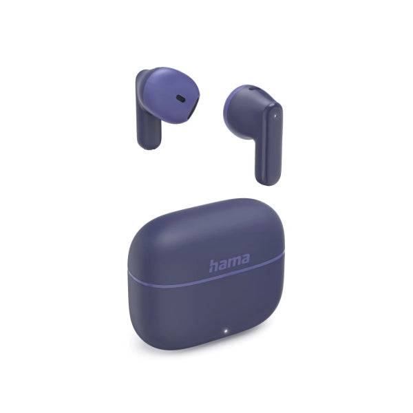 Hama Freedom Light II Cuffie con Microfono Omnidirezionale - Bluetooth - Portata 10m - Assistente Vocale - Ricarica USB-C - Colore Blu