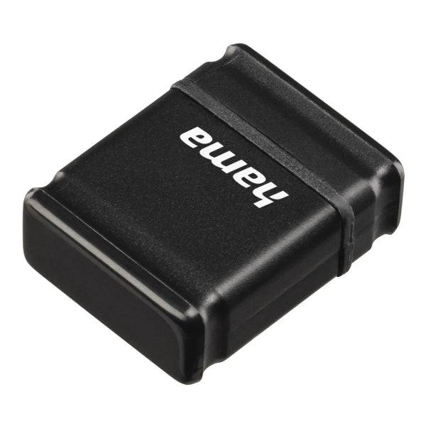 Hama Smartly Pendrive USB 2.0 con Tappo - 64GB di Capacità - 15Mb/s di Trasferimento - Colore Nero