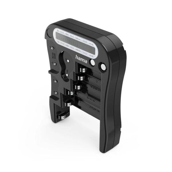 Hama Testatore di Pile e Batterie - Universale - Display LCD - Colore Nero