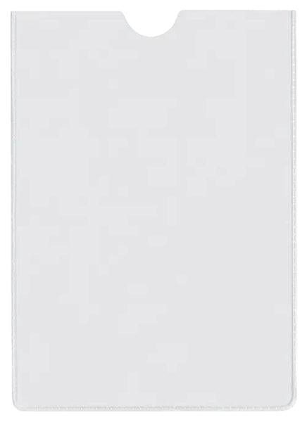 Esselte Confezione di 100 Portadocumenti Misura 78x114mm 75Q 140 micron - PVC Trasparente Finitura Liscia