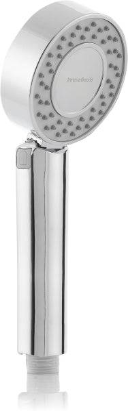 Innovagoods Xawara Soffione Doccia con Dispenser Sapone - 3 Posizioni - Multifunzione - 8,5x24,5x3,3cm - Colore Argento