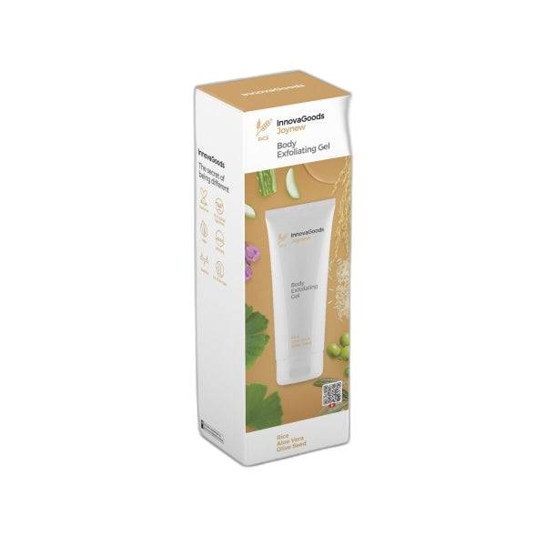 Innovagoods Joynew Gel Esfoliante Corpo Riso - Contenuto 200ml - Vegano - Adatto a Tutti i Tipi di Pelle