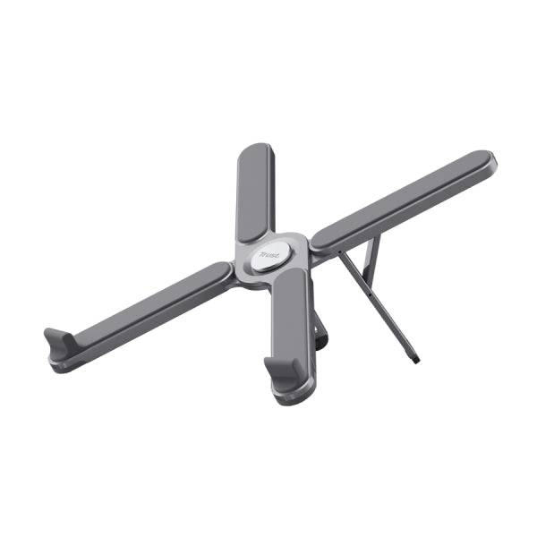 Trust Macy Supporto Pieghevole per Portatili - Supporta Fino a 20Kg - Portatili Fino a 17.3" - Corpo in Alluminio