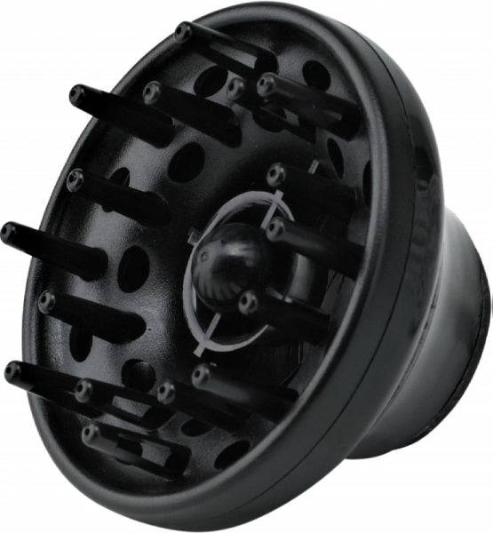 Blaupunkt Asciugacapelli da Viaggio - 1200W - Cavo 1.8m - Include Diffusore - Velocità e Calore Regolabili - Spegnimento Automatico - Funzione Aria Fredda - Nero e Grigio