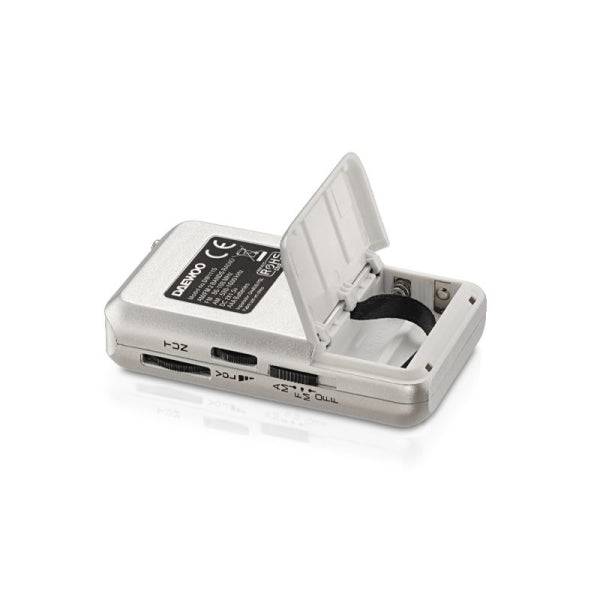 Daewoo Radio AM/FM - Display Digitale - Jack 3.5mm - Antenna Telescopica - Altoparlante Integrato - Colore Grigio