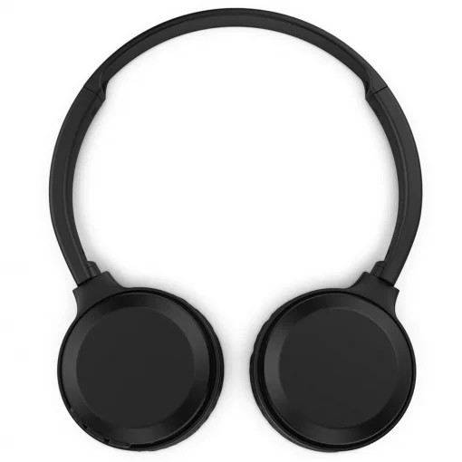 Philips Cuffie Sovraurali Wireless - Bluetooth - Isolamento Acustico - Batteria 250mAh - Portata 10m - Microfono Integrato - Controlli in Cuffia - Speaker 30mm - Pieghevole - Colore Nero