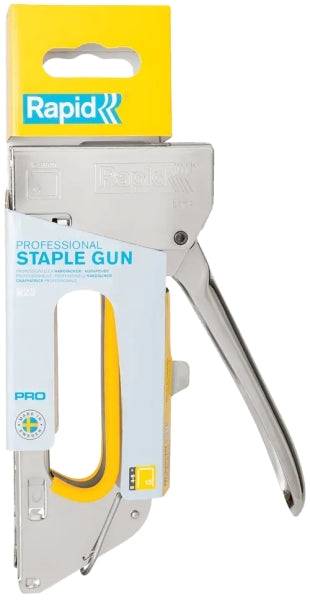 Rapid PRO R23 Spillatrice/Cucitrice - Per Punti Metallici Nº13/4-8mm - Senza Rinculo - Funzione di Blocco - Colore Cromato