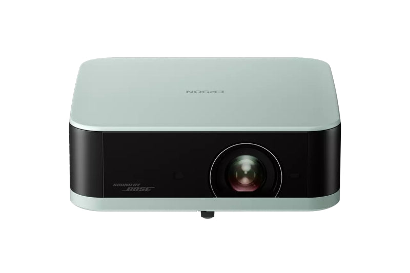 Epson Lifestudio POP EF-61G Proiettore 3LCD FullHD - 700 Lumen - Sistema Audio Bose - WiFi, Bluetooth, Android TV, HDMI, USB - Colore Verde Ghiaccio