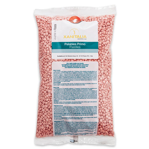 Pastiglie rosa per ceretta brasiliana, morbide e delicate, ideali per pelli sensibili, confezione da 1000 g, applicazione corpo