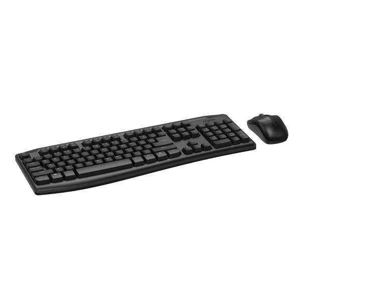Rapoo X1800Pro Pack Tastiera + Mouse Wireless - 2.4GHz - Mouse 1000 DPI - Autonomia fino a 12 Mesi - Colore Nero