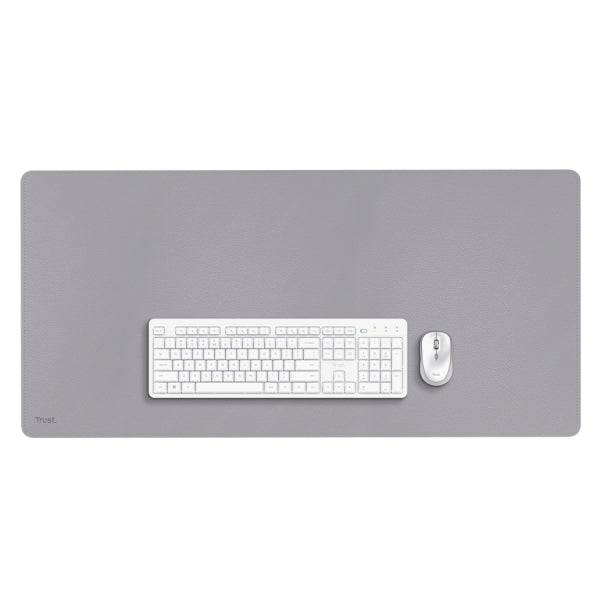 Trust Benya Tappetino da Scrivania XXL - PVC - Superficie Morbida - Antiscivolo - Flessibile - 430x900mm