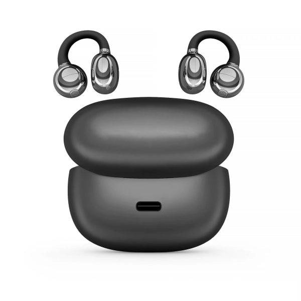 Energy Sistem ChicPods Auricolari True Wireless - Bluetooth 5.4 - 23h Autonomia - Tecnologia Open Sound - Microfono con Riduzione Rumore - Assistente Vocale Integrato - Design Curved-Fit - Colore Nero