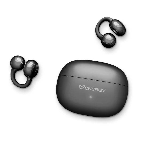 Energy Sistem ChicPods Auricolari True Wireless - Bluetooth 5.4 - 23h Autonomia - Tecnologia Open Sound - Microfono con Riduzione Rumore - Assistente Vocale Integrato - Design Curved-Fit - Colore Nero