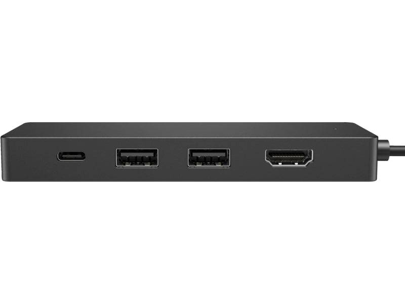 HP Travel Hub G3 Hub Multipresa USB-C 5 in 1 – HDMI 4K 60Hz – 2x USB A 10Gbps – 2x USB C Dati + Power Delivery fino a 65W – Design Compatto per Viaggio