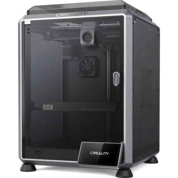 Creality K1C Impresora 3D Cerrada - Tamaño 22x22x25cm - Cuerpo de Aleacion de Aluminio y Cristal - Interfaz de Usuario Inteligente - Velocidad hasta 600mm/s