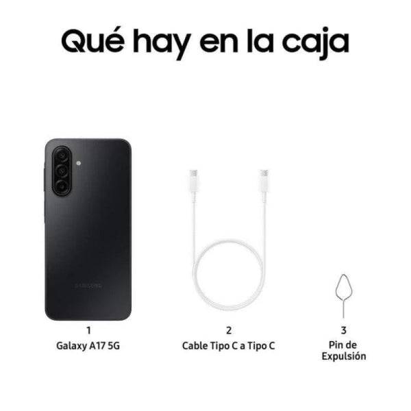 Samsung Galaxy A17 5G Smartphone 6,7" Super AMOLED - 4GB - 128GB - Fotocamera 50 MP - Batteria 5000mAh - Colore Nero