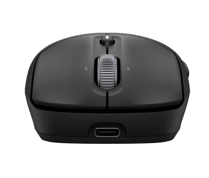 HP 705 Mouse Wireless Ricaricabile Ultra-Veloce - Sensore Multi-Superficie 6000 DPI - 7 Pulsanti Programmabili - 2.4GHz e Bluetooth - Colore Nero