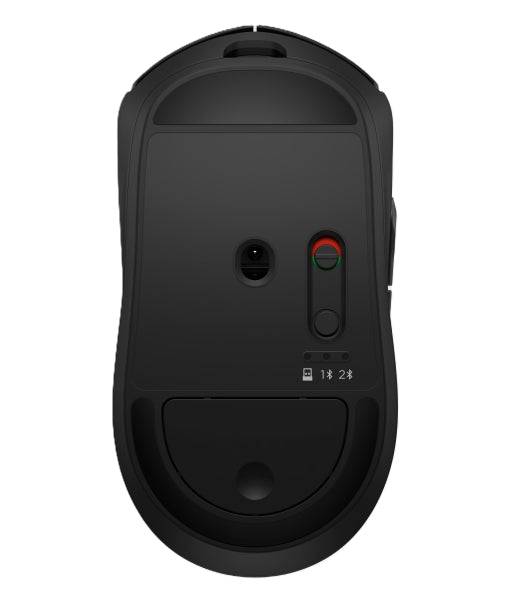 HP 705 Mouse Wireless Ricaricabile Ultra-Veloce - Sensore Multi-Superficie 6000 DPI - 7 Pulsanti Programmabili - 2.4GHz e Bluetooth - Colore Nero