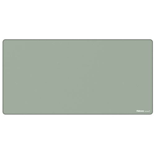 Fellowes Breyta Tappetino da Scrivania - Antiscivolo - Protezione Antimicrobica - Antiriflesso - Realizzato con Materiale Riciclato - 40x80x0.25cm - Colore Verde Salvia
