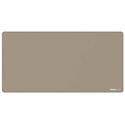 Fellowes Breyta Tappetino da Scrivania - Antiscivolo - Protezione Antimicrobica - Antiriflesso - Realizzato con Materiale Riciclato - 40x80x0.25cm - Colore Beige Sabbia