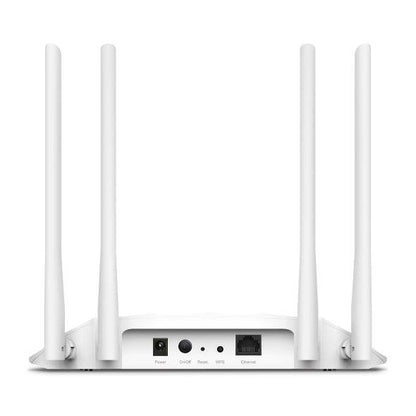 TP-Link TL-WA1801 Punto di Accesso Doppia Banda - PoE - Velocità fino a 1.8Gbps - 4 Antenne Fisse - WiFi 6 AX1800 - Ethernet - Colore Bianco